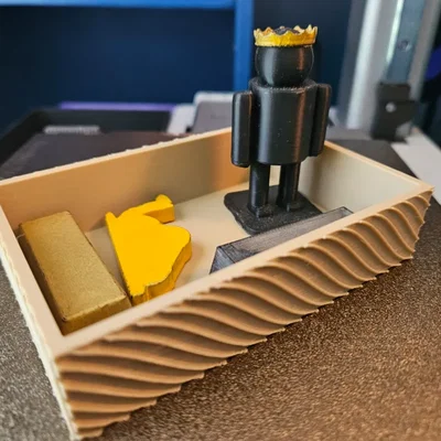 Khay đựng đồ Spiral Box - Thiết kế in 3D tinh tế cho bàn làm việc