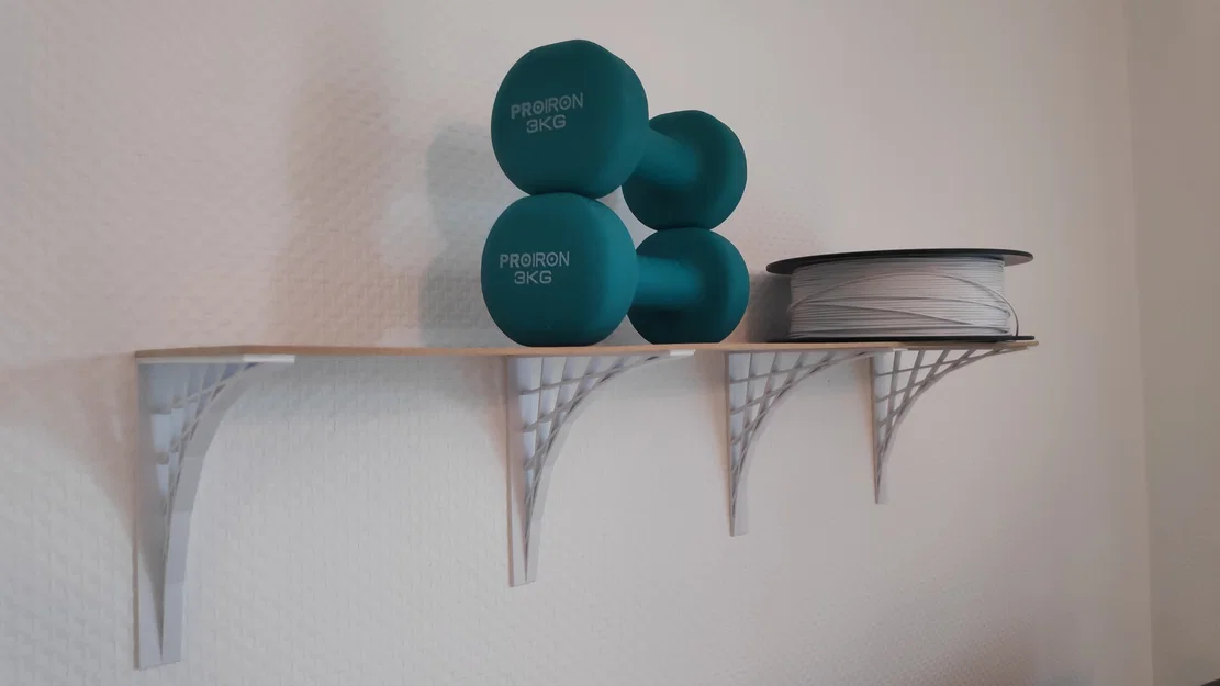 Pat đỡ kệ treo tường (Parametric Shelf Bracket) - Tùy biến dễ dàng - Image 2
