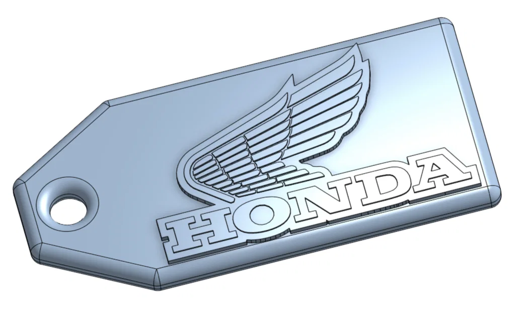 Móc khóa Honda phong cách cổ điển 1980s - Độc đáo cho xe phân khối lớn - Image 2