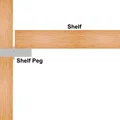 Chốt đỡ kệ (3mm) XS (đầu vát / đầu phẳng) - Thumbnail 3