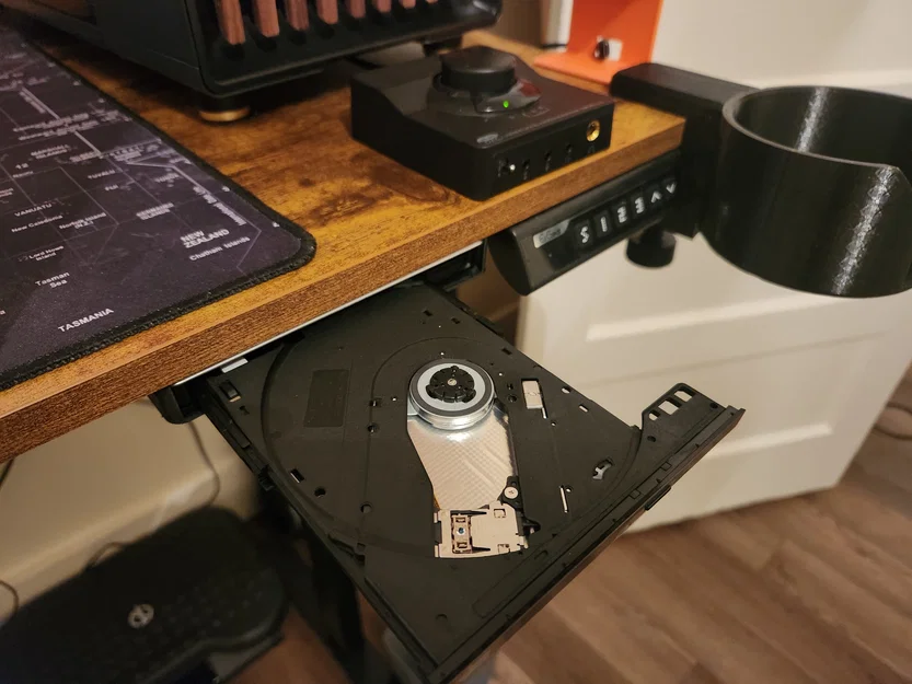 Giá treo dưới bàn cho ổ CD/DVD LG (Under Desk Mount) - Image 1
