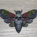 Móc khóa bướm đầu lâu DEATHS- HEAD HAWKMOTH KEYCHAIN - Thumbnail 4