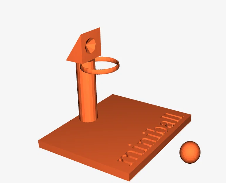 Mô hình chơi bóng rổ để bàn Miniball - Đồ chơi in 3D giải trí - Image 1