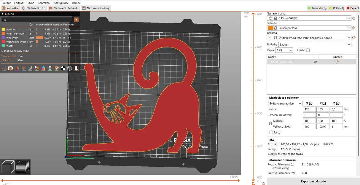 Khuôn vẽ hình mèo 3D (Cat Stencil) - Phụ kiện trang trí sáng tạo - Image 2
