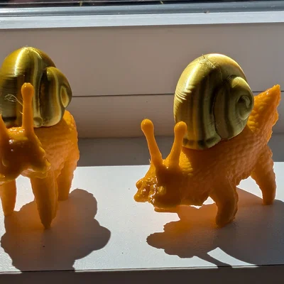 Mô hình chú chó ốc sên Snail Dog (phiên bản tách rời dễ in 3D)