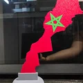 Mô hình bản đồ Maroc (Carte du Maroc) in 3D trang trí đẹp mắt - Thumbnail 1