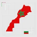 Mô hình bản đồ Maroc (Carte du Maroc) in 3D trang trí đẹp mắt - Thumbnail 2