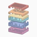 Vỏ lắp ráp dạng snap-together cho VisionFive 2 (bản cải tiến) - Thumbnail 1
