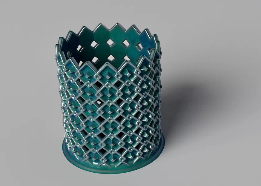 Boxy Basket – Giỏ hộp nghệ thuật - Image 1