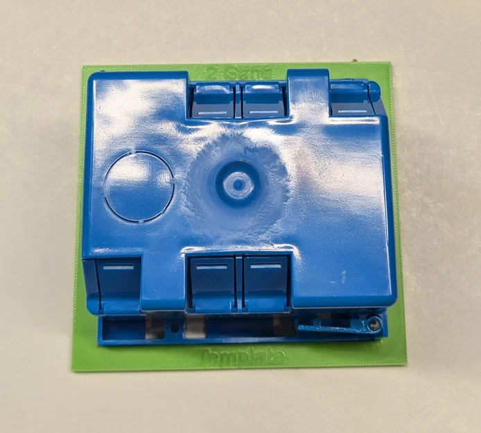 Khuôn cắt lỗ hộp điện đôi (2-gang) in 3D cho thợ điện và DIY - Image 3