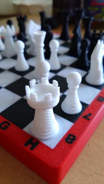 Bộ Cờ Vua Nam Châm Tự In 3D Độc Đáo - Thiết Kế Gập Gọn Tiện Lợi - Image 1