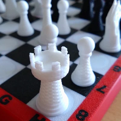 Bộ Cờ Vua Nam Châm Tự In 3D Độc Đáo - Thiết Kế Gập Gọn Tiện Lợi
