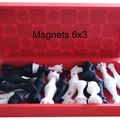 Bộ Cờ Vua Nam Châm Tự In 3D Độc Đáo - Thiết Kế Gập Gọn Tiện Lợi - Thumbnail 2
