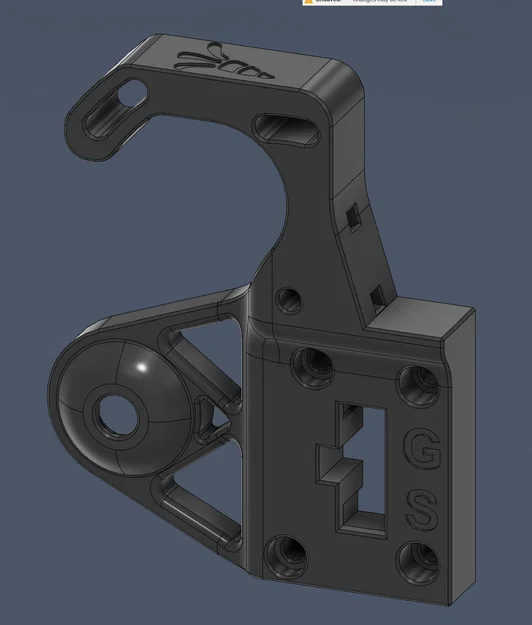 ERCF Motor_Arm_NEMA17 Molex 2x6 Connector - Image 1