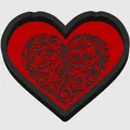 Gạt tàn thuốc hình trái tim - Quà tặng Valentine độc đáo in 3D - Thumbnail 2