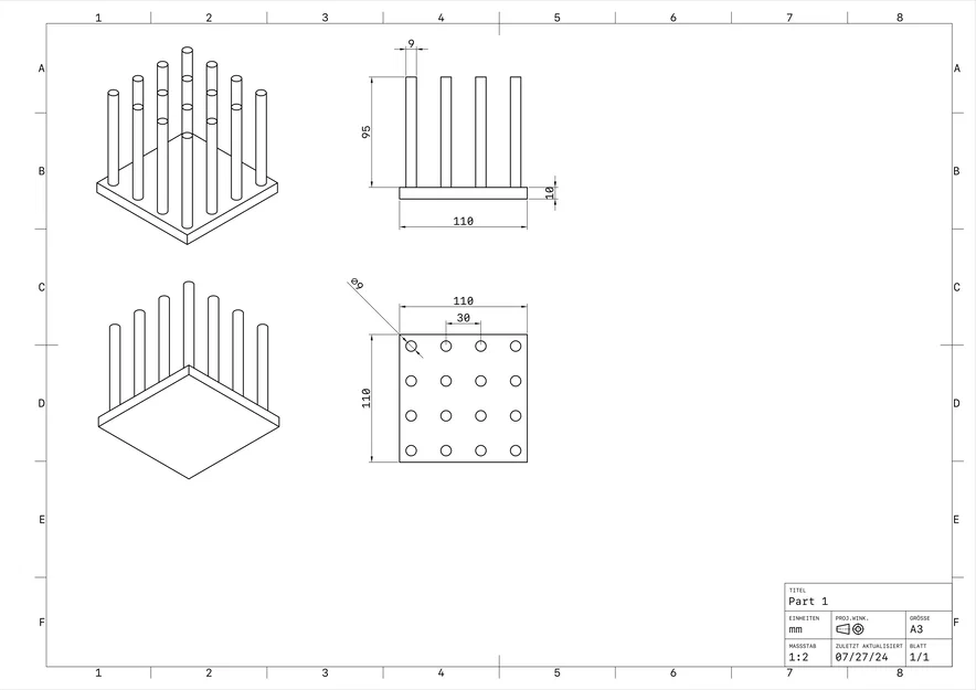 4 in a Row 3D/ 4 Gewinnt 3D STL/3MF/STEP - Image 6