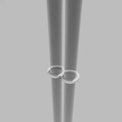 Kẹp cố định ống PTFE 4mm - Giữ dây dẫn máy in 3D gọn gàng