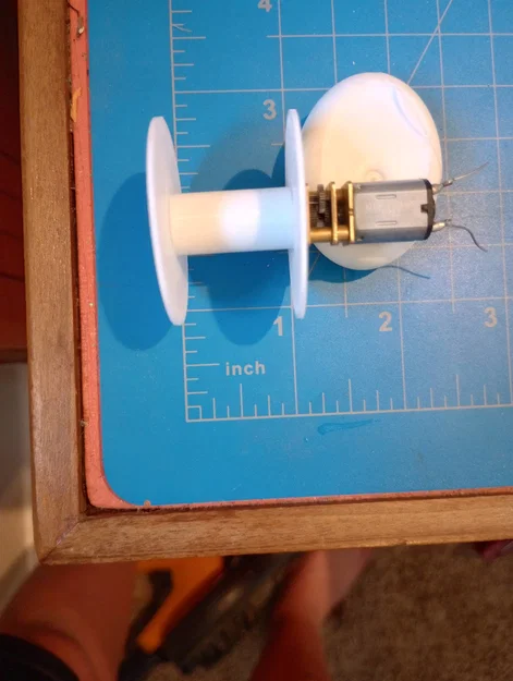 Spool Trục Cuốn Dây 3D Cho Máy Gắp Thú Mini Dùng Motor DC - Image 1