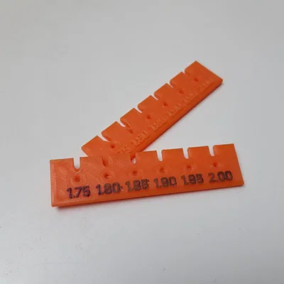 Dưỡng đo đường kính filament (Filament Diameter Gauge)