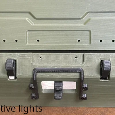 Mod gắn LED cản trước cho Armadillo Off-road truck