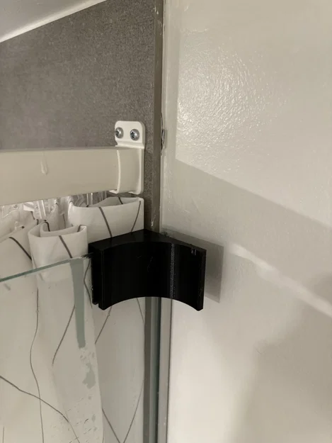 Giá treo 3D cho máy xịt phòng Air Wick trên vách kính phòng tắm - Image 3