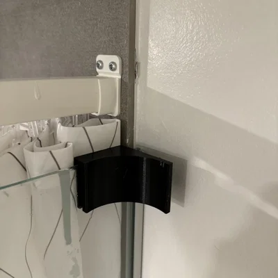 Giá treo 3D cho máy xịt phòng Air Wick trên vách kính phòng tắm