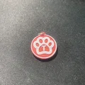 Thẻ tên cho mèo có chữ cái đầu (Cat tag with letter) - Thumbnail 1