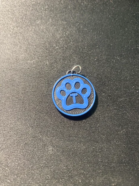 Thẻ tên cho mèo có chữ cái đầu (Cat tag with letter) - Image 4