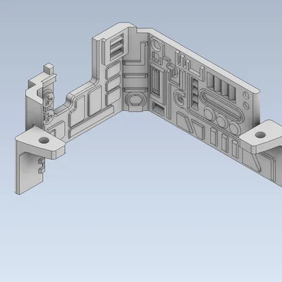 Panel dạng miếng pie bên trong dome R4-D4