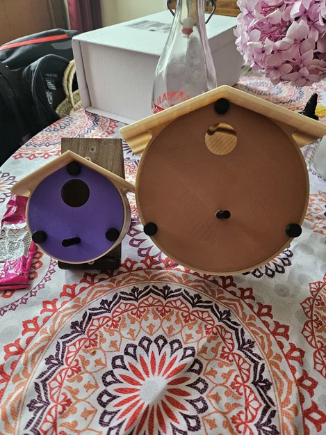 Nhà Chim 3D Cho Chim Sẻ Ngô (Great Tit Nest Box) - Thiết kế vườn bền đẹp - Image 1