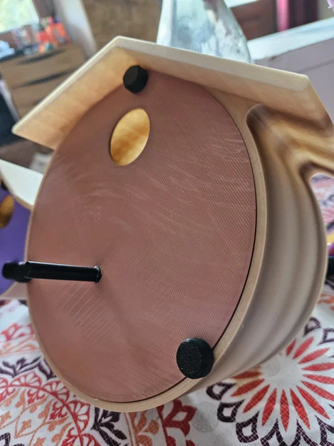 Nhà Chim 3D Cho Chim Sẻ Ngô (Great Tit Nest Box) - Thiết kế vườn bền đẹp - Image 2