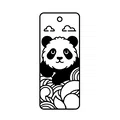 Mẫu in 3D thẻ đánh dấu trang sách hình gấu trúc (Panda Bookmark) dễ thương - Thumbnail 2