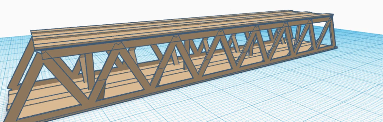 Mô hình cầu kỹ thuật 3D cho dự án học tập (School Project Bridge) - Image 2