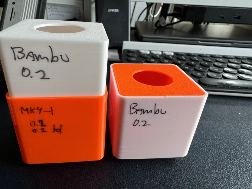 Khối test độ chính xác giữa các máy in (Inter Printer Accuracy Test Cube) - Image 2