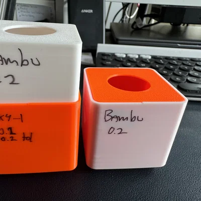 Khối test độ chính xác giữa các máy in (Inter Printer Accuracy Test Cube)