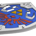 Mô hình khiên Hylian Shield từ Legend of Zelda in 3D - Thumbnail 1
