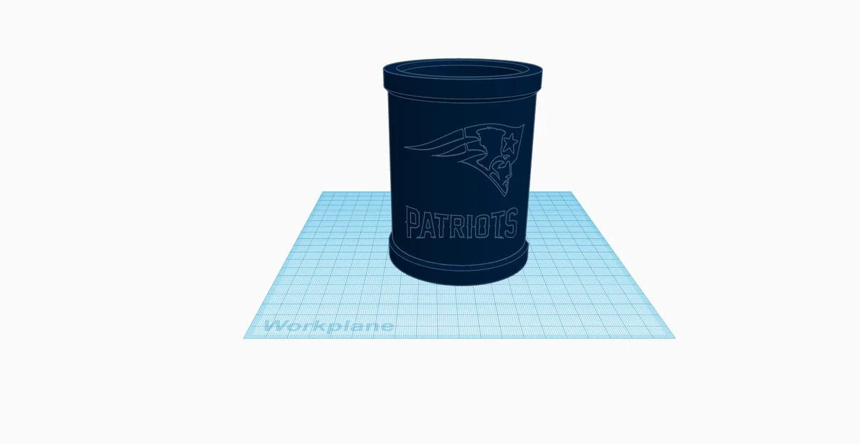 Bọc giữ nhiệt lon (Koozie) chủ đề New England Patriots cho fan NFL - Image 1
