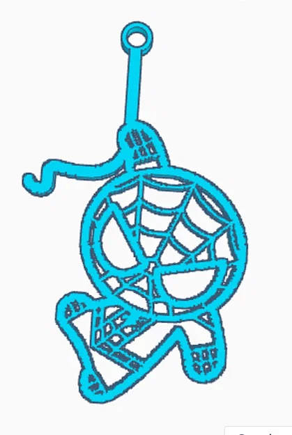 Mô hình trang trí Người Nhện (Funny Spider-Man) dễ in cho mọi nhà - Image 1