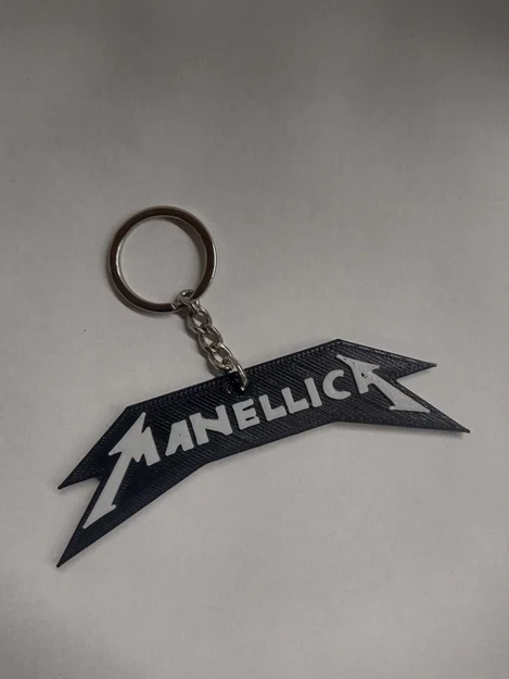 Móc khóa Manellica - Phụ kiện độc đáo cho fan nhạc Rock - Image 1