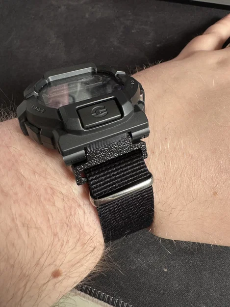 Ngàm chuyển đổi dây đeo Nato 22mm cho Casio GD-350 (3D Print) - Image 1