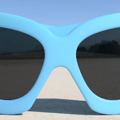 Mô hình kính râm thời trang in 3D độc đáo