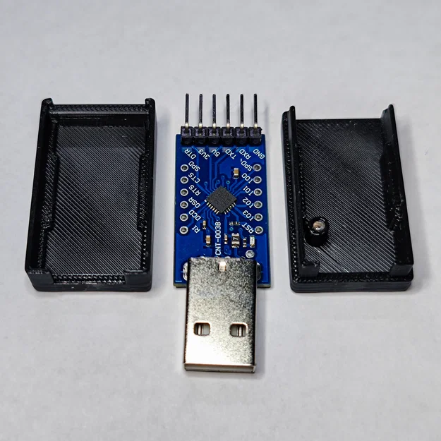 Vỏ hộp bảo vệ mạch USB sang TTL (USBTTL Case) in 3D tiện lợi - Image 2
