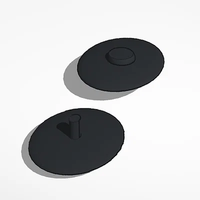 Mẫu đánh dấu vị trí bóng golf (Golf Ball Marker) in 3D tiện lợi