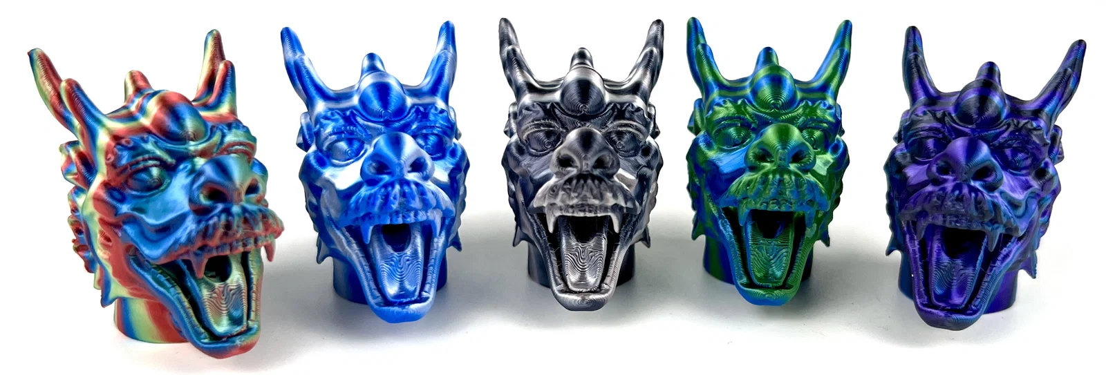 Mô hình đầu rồng 3D trang trí ống dẫn nhựa cực chất - Image 1