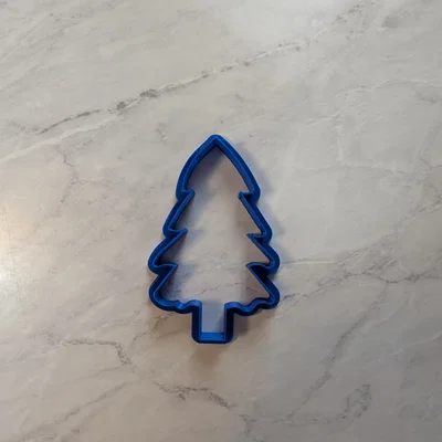 Khuôn cắt bánh quy hình cây thông Noel 3D độc đáo