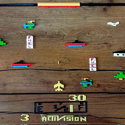 Game Atari River Raid – Khung 30 x 30 hoài niệm