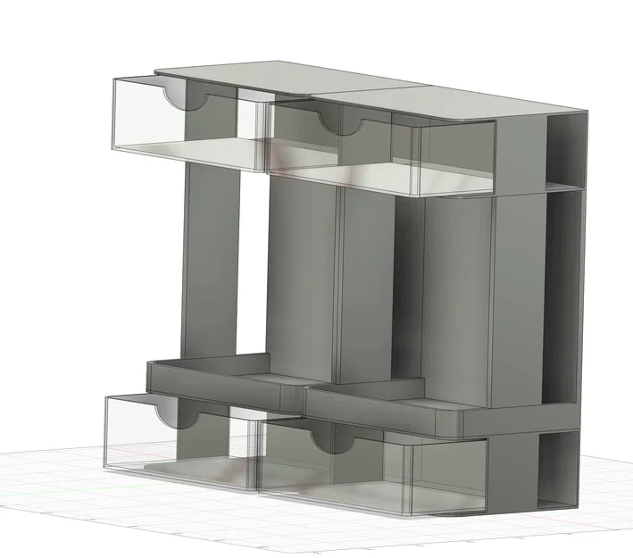 Khay đựng đồ đa năng để bàn ORGANIZZATORE GT272 (Thiết kế 3D) - Image 1