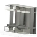 Khay đựng đồ đa năng để bàn ORGANIZZATORE GT272 (Thiết kế 3D) - Thumbnail 1