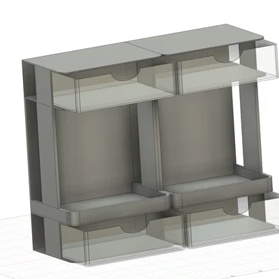 Khay đựng đồ đa năng để bàn ORGANIZZATORE GT272 (Thiết kế 3D)