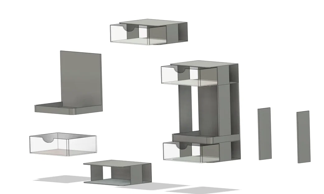 Khay đựng đồ đa năng để bàn ORGANIZZATORE GT272 (Thiết kế 3D) - Image 3
